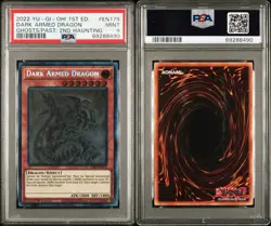 Yugioh Dark Armed Dragon GFP2-EN179 PSA 9 Mint Ghosts Past 2nd Haunting 1st Ed - Image 3