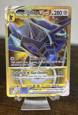 Origin Forme Dialga VSTAR NM 210/189 Swsh10: Astral Radiance Holo Pokemon Card - Image 1