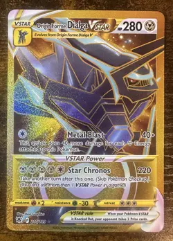 Origin Forme Dialga VSTAR NM 210/189 Swsh10: Astral Radiance Holo Pokemon Card - Image 3