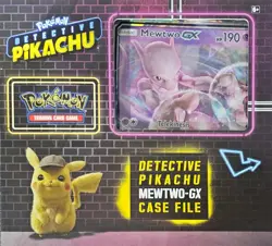 Pokemon Card Game TCG Detective Pikachu Mewtwo-GX Case File - Image 1