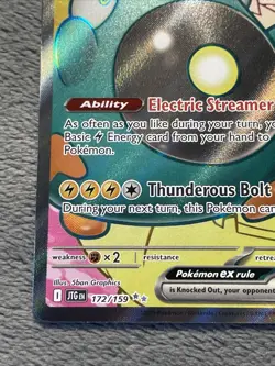 Iono’s Bellibolt 172/159 Journey Together Pokemon Card Full Art Double Rare NM - Image 5