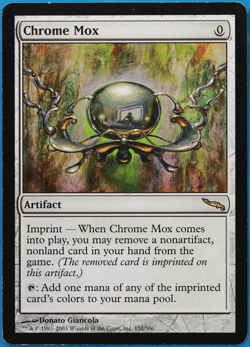 Chrome Mox Mirrodin HEAVILY PLD Artifact Rare MAGIC CARD (ID# 505837) ABUGames - Image 1