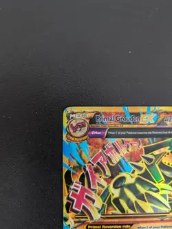 Pokemon Primal Groudon EX Full Art Ancient Origins 97/98 Rare Card - Image 2