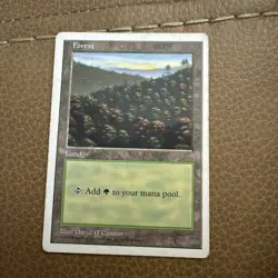 MTG Forest (B) - 5th Edition Card # 448 - Image 1