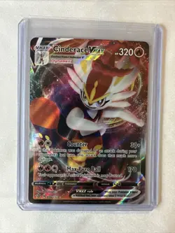 Pokemon - Cinderace VMAX - 036/192 - SWSH Rebel Clash - Full Art Card - Image 1