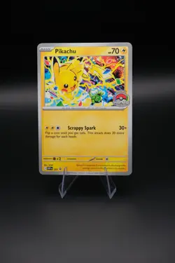 Pokemon Pikachu TCG Promo Card SVP225 2025 World Championships - Image 1