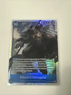 One Piece CCG Two Legends Edward Newgate Foil Super Rare Card OP08-043 - Image 1