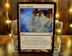 MTG Ghost Quarter - Regular Non-Foil - DIS - U - 173/180 Lightly Played - Image 1