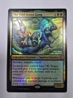 The Odd Acorn Gang Commander: Bloomburrow Foil Magic The Gathering - Image 1