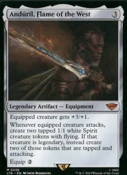 Anduril, Flame of the West MTG LTR Unplayed NM M0236 - Image 1