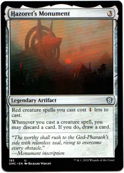 HAZORET'S MONUMENT 183 MAGIC: THE GATHERING COMMANDER: DOMINARIA UNITED (DMC) - Image 1