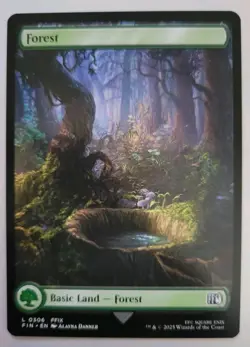 MTG - Final Fantasy: Forest (0306) - Land - Near Mint - Image 1