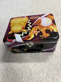 Pokemon Pikachu TCG Empty Tin- Great Condition Card Storage - Image 2