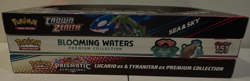 Pokemon Sea and Sky, Blooming Waters and Prismatic Evolutions Premium Collection - Image 1