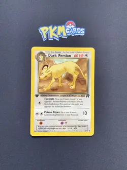 Pokemon TCG Dark Persian Team Rocket 42/82 Regular 1st Edition LP. - Image 1
