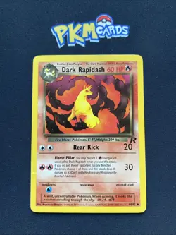 Pokemon TCG Dark Rapidash Team Rocket 44/82 Regular MP. - Image 1