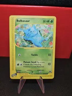 Bulbasaur 94/165 Expedition Common Pokemon TCG Regular 2002 LP-NM - Image 1