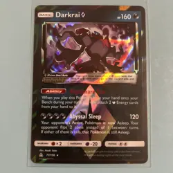 Pokemon TCG Darkrai Prism 77/156 Ultra Prism Holo Rare - Image 1