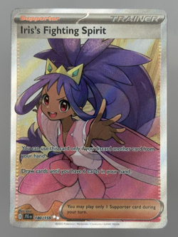 Iris’s Fighting Spirit - 180/159 - Pokemon TCG - Journey Together - JTG EN - Image 1