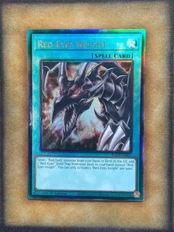 Yugioh Red-Eyes Insight RA03-EN061 Prismatic Ultimate Rare 1st Ed NM - Image 1