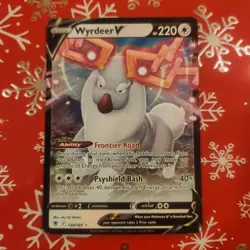 Wyrdeer V 134/189 Basic Ultra Rare Sword Shield Astral Radiance Pokemon TCG Card - Image 1