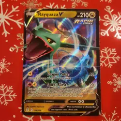 Rayquaza V 110/203 Basic Ultra Rare Holo Evolving Skies Pokemon TCG Card 2021 - Image 1
