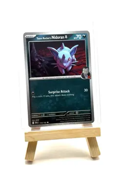 Team Rocket's Nidoran #114/182 SV Destined Rivals Common Pokemon 2025 TCG Card - Image 3