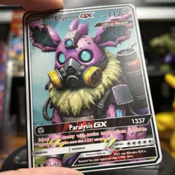 Mending Clown Fan Art Card Toxic Series - Espeon - Image 3