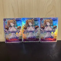 3X Charlotte Pudding PRB02-010 SR ONE PIECE Card The Best 2 - ENGLISH - Image 1