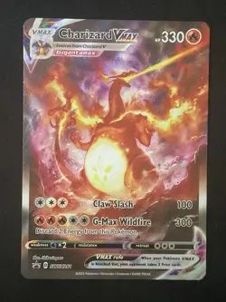 Pokemon TCG Charizard VMAX SWSH261 Black Star Promos Holo Card NM Condition - Image 1