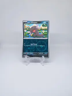 126/197 PALDEAN WOOPER | COMMON REVERSE HOLO | OBSIDIAN FLAMES POKEMON CARD - Image 1