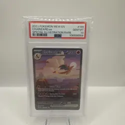 Pokemon TCG - PSA 10 Charizard EX 199/165 Scarlet & Violet 151 English Card - Image 1
