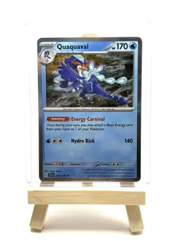 Pokemon Rare Holo Foil Quaquaval Card SVI 054/198 Scarlet Violet - Image 1