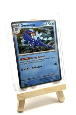 Pokemon Rare Holo Foil Quaquaval Card SVI 054/198 Scarlet Violet - Image 3