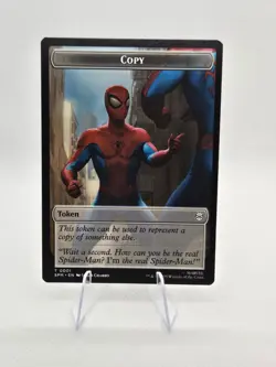 Copy 1 / Human Citizen 4 - Token - SPM - NM - MTG Magic the Gathering Spider Man - Image 1