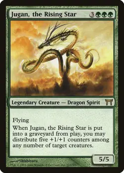MTG - Jugan, the Rising Star - Champions of Kamigawa - Magic the Gathering - Image 1