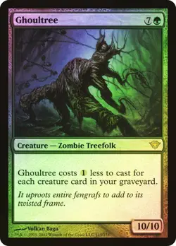 MTG - Ghoultree - Foil - Dark Ascension - Magic the Gathering - Image 1