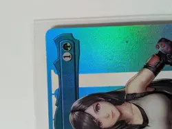 *One Damage Speck On Front* Tifa Lockhart Final Fantasy 0391 MTG Borderless Foil - Image 4