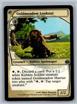 Magic The Gathering Future Sight Goldmeadow Lookout #22/180 MTG TCG CCG - Image 1