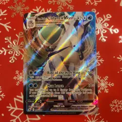 Ice Rider Calyrex VMAX 046/198 Water Ultra Rare Chilling Reign Pokemon TCG 2021 - Image 1