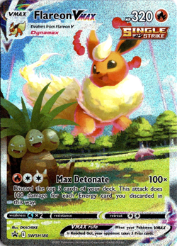 Flareon VMAX SWSH180 Pokemon Sword & Shield Promo NM - Image 1