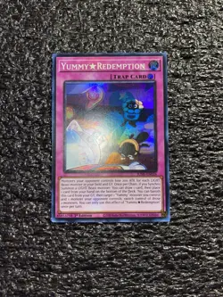 Yugioh! Yummyusment Redemption JUSH-EN026 Super Rare 1st Edition Near Mint - Image 1