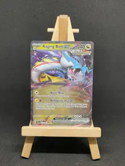 Pokemon TCG Raging Bolt EX 123/162 Temporal Forces Double Rare Holo Card - Image 1