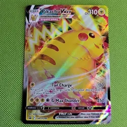 Pikachu Vmax Swsh286 Black Star Promo Holo Pokemon Card 2023 - Image 1