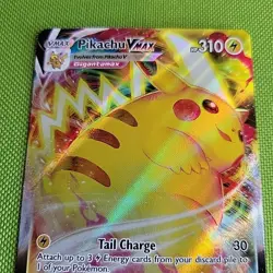 Pikachu Vmax Swsh286 Black Star Promo Holo Pokemon Card 2023 - Image 2