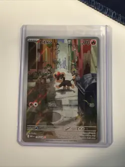 Litleo 139/132 Illustration Rare Pokemon Card Mega Evolutions - English TCG - Image 1