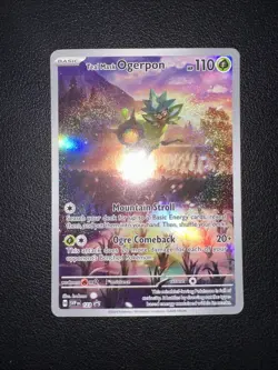 Teal Mask Ogerpon 123 Sv: Scarlet & Violet Promo Cards Holo - Image 2