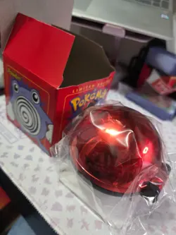 23K Gold Plated POLIWHIRL Pokemon Trading Card 1999 Burger King PokeBall SEALED - Image 1