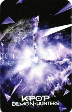 ZOEY HUNTR/X KPOP DEMON HUNTERS The Kpop Star Collectible Card - Image 2