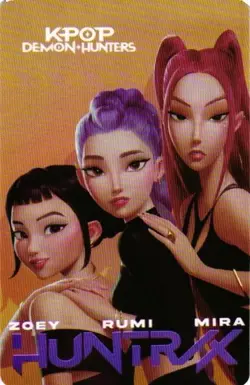ZOEY RUMI MIRA HUNTR/X KPOP DEMON HUNTERS The Kpop Star Lomo Collectible Card - Image 1